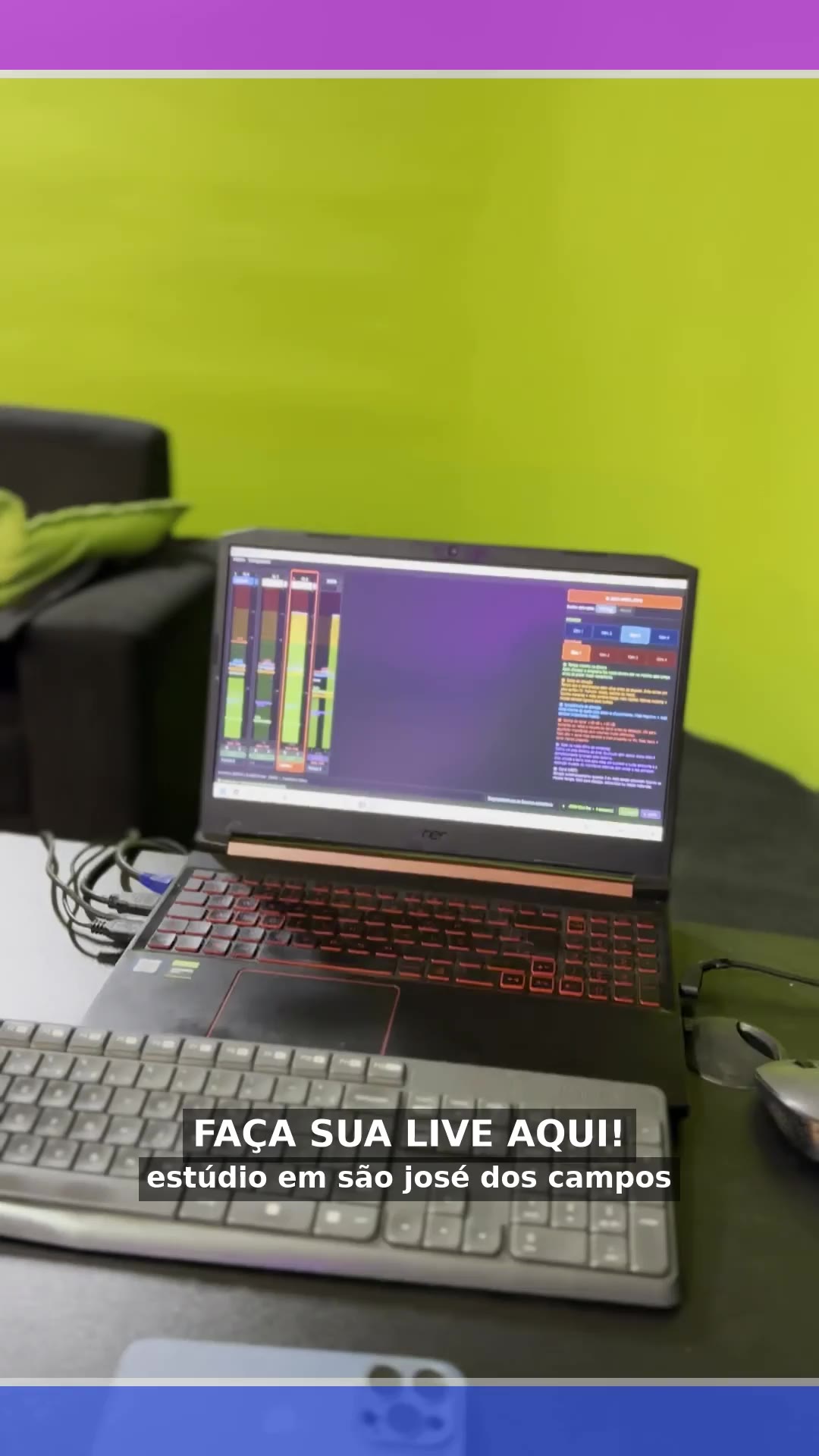 Vídeo gerado com IA